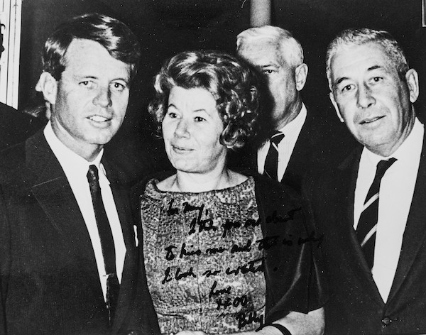 McGrory and Bobby Kennedy: Mary McGrory Papers/Library of Congress