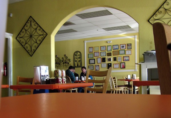 Inside Tacos Marquitos, one of Fresno's beloved taquerías. 