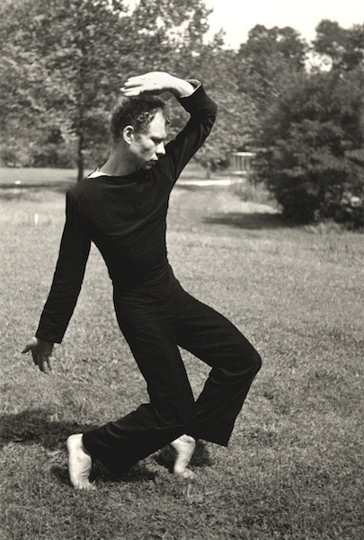 Hazel Larsen Archer, Merce Cunningham Dancing, c. 1952-53.