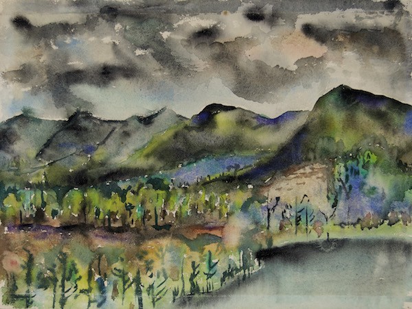 Joseph Fiore, Black Mountain, Lake Eden, 1954.