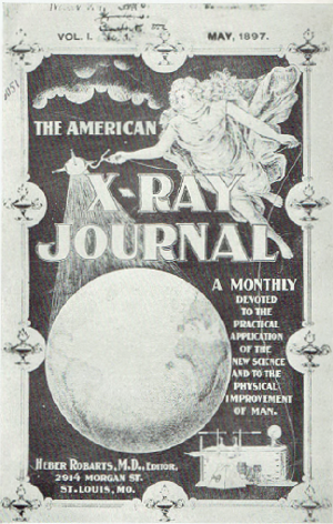 Cover of an 1897 scientific journal devoted to X-ray research