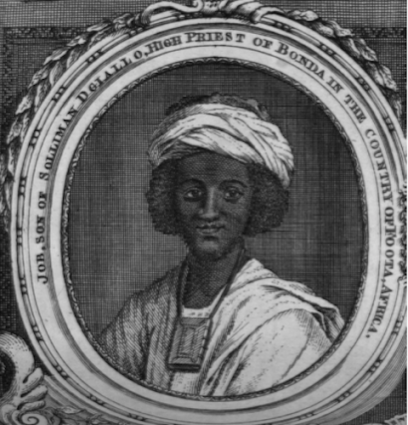 Ayuba Suleiman Diallo was seized on the Gambia River and taken to Maryland in the 1730s.