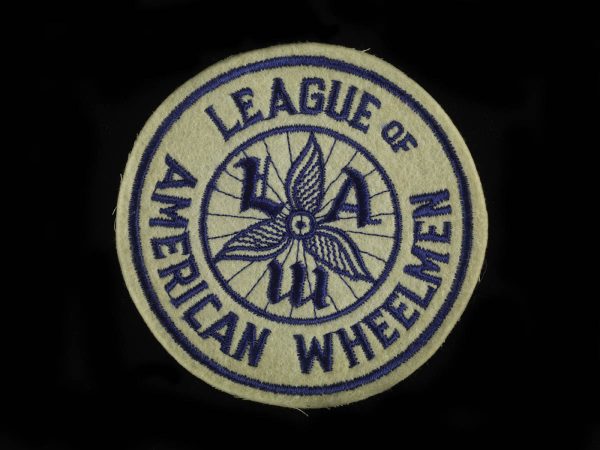 A promotional patch from the League of American Wheelmen. 