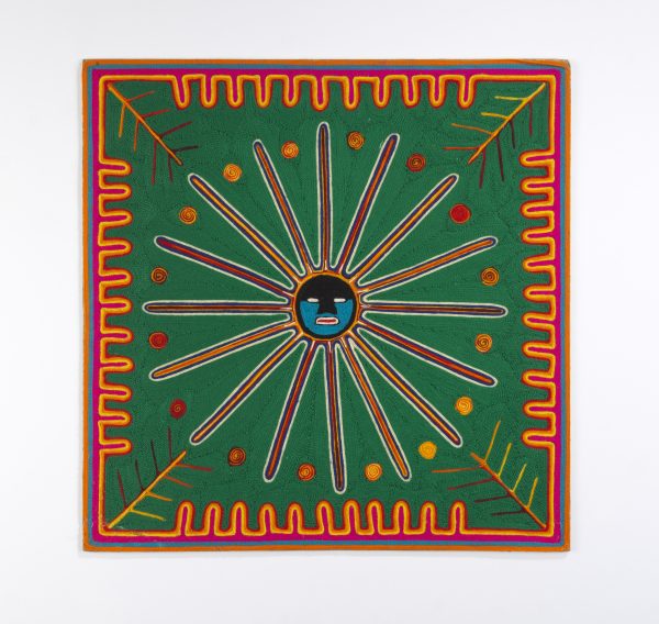 Untitled, Ramón Medina Silva, mid-1960s. Yarn, beeswax, composition board. Purchase courtesy of the Ford Foundation, X67.72; Fowler Museum at UCLA.