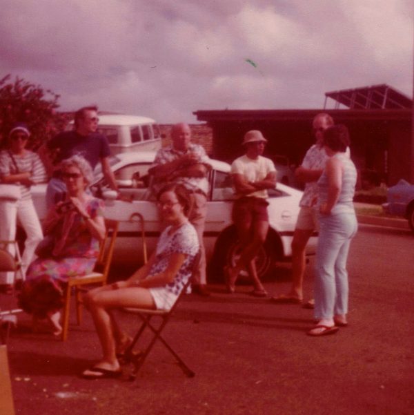 Garage party in Hawaii. Photo taken by the author's mother, Sue Anne Francis, 1978. 