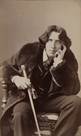 Napoleon Sarony, Portrait of Oscar Wilde, 1882. 