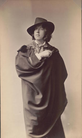Napoleon Sarony, Portrait of Oscar Wilde, 1882. 