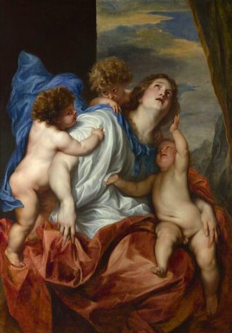 Anthony van Dyck’s Charity. National Gallery, London.