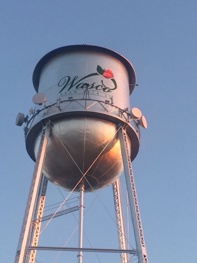 The Wasco water tower. Courtesy of the city of Wasco.
