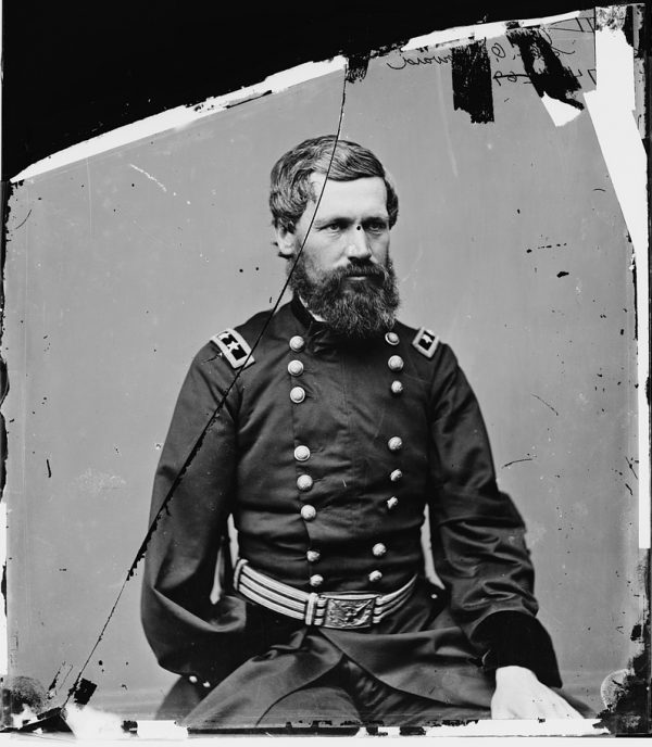 Photo portrait of Gen. Oliver Otis Howard, between 1860 and 1865. Courtesy of Library of Congress Prints and Photographs Division.