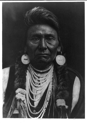 Undated photo portrait of Chief Joseph-Nez Perce, by Edward S. Curtis. Library of Congress Prints and Photographs Division.