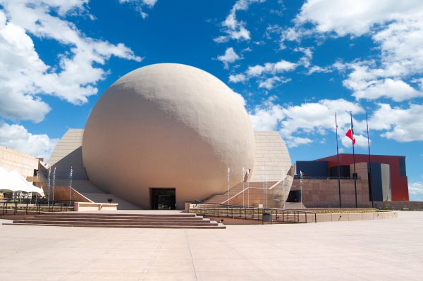 The IMAX dome at El Centro Cultural Tijuana. Courtesy of El Centro Cultural Tijuana. 