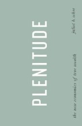 Plenitude, by Juliet Schor