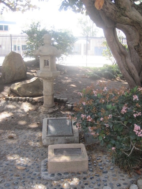 Japanese garden originally created by Issei gardeners in Stoner Park in West Los Angeles, a few blocks from Sawtelle Boulevard.