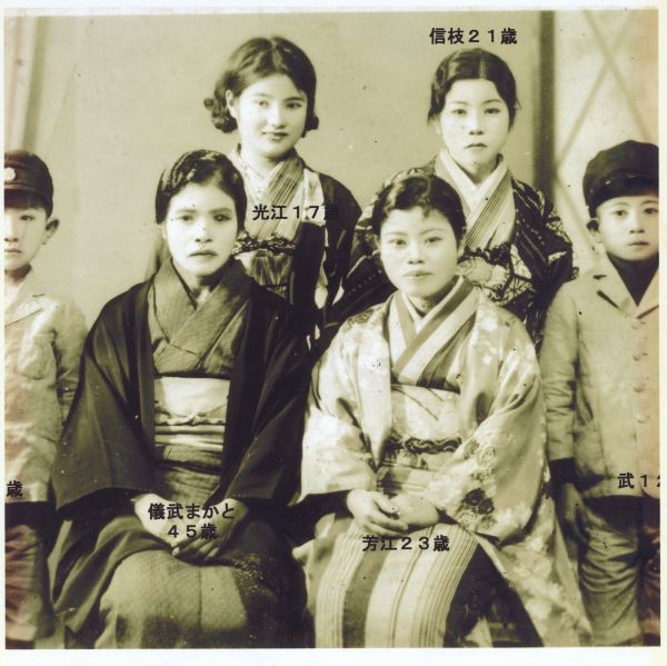 The Kina family in 1938