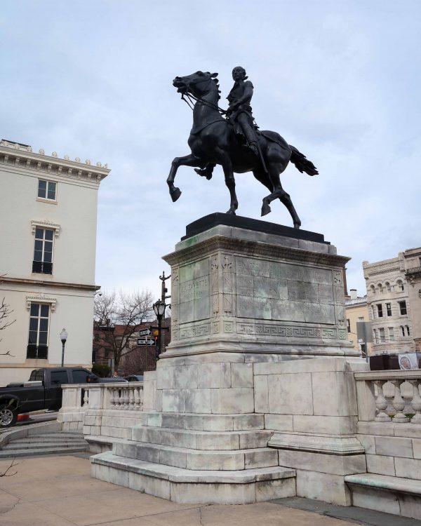 Equestrian statue of Lafayette. Photo courtesy of Wikimedia Commons.